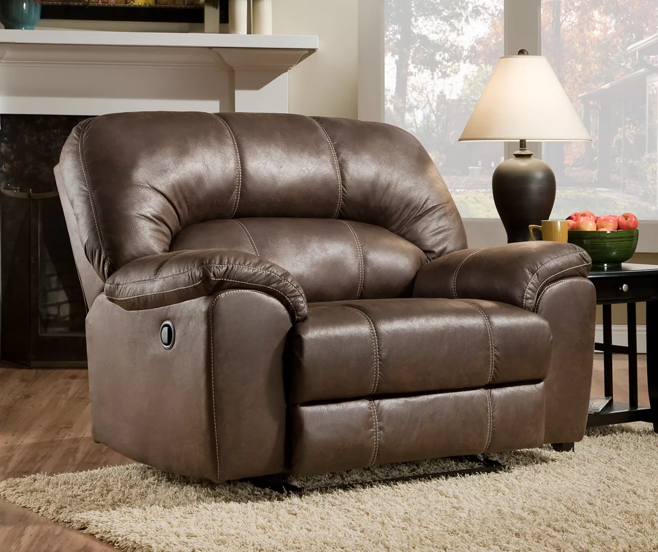Stallion Brown Snuggle Up Recliner 4 Stallion Brown Snuggle Up Recliner - Image 2