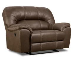 Living Room Furniture 12 Stallion Brown Snuggle Up Recliner