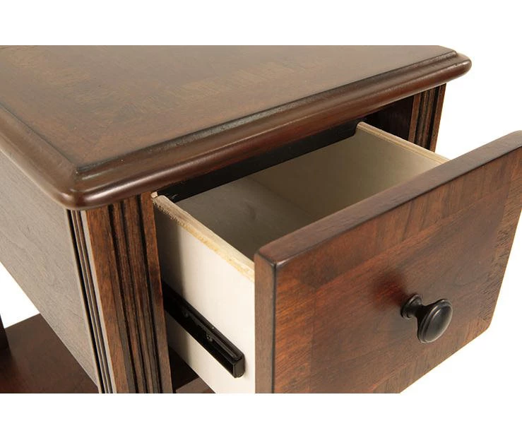 Breegin Brown End Table With Removable Tray 13 Breegin Brown End Table With Removable Tray - Image 11