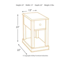 Breegin Brown End Table With Removable Tray 18 Breegin Brown End Table With Removable Tray -Living Room Furniture 810363185 3