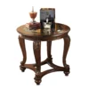 Norcastle Brown Round End Table -Living Room Furniture 810363279 1