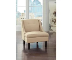 Clarinda Cream Accent Chair -Living Room Furniture 810363291 2 1