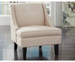 Clarinda Cream Accent Chair -Living Room Furniture 810363291 8 1