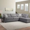 Lane Home Solutions Pasadena Gray Living Room Sectional -Living Room Furniture 810383597 810383598 2