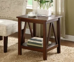 Rockford Antique Tobacco End Table 22 Rockford Antique Tobacco End Table -Living Room Furniture 810389562 4