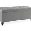 Erin Gray Padded Shoe Storage Ottoman 1 Erin Gray Padded Shoe Storage Ottoman -Living Room Furniture 810389631 5
