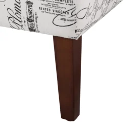 Shelby Script Armless Accent Chair -Living Room Furniture 810389655 6