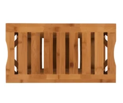 18" Pierce Bamboo Bathroom Stool 24 18" Pierce Bamboo Bathroom Stool -Living Room Furniture 810389685 A4