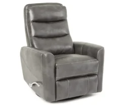 Real Living Bolero Faux Leather Swivel Glider Recliner -Living Room Furniture 810394206 5