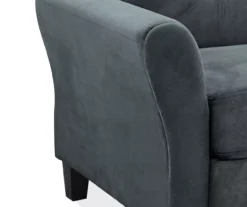 Hayward Gray Armchair -Living Room Furniture 810413820 2 1