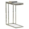 Lucia Chairside End Table With Nickel -Living Room Furniture 810422824 2