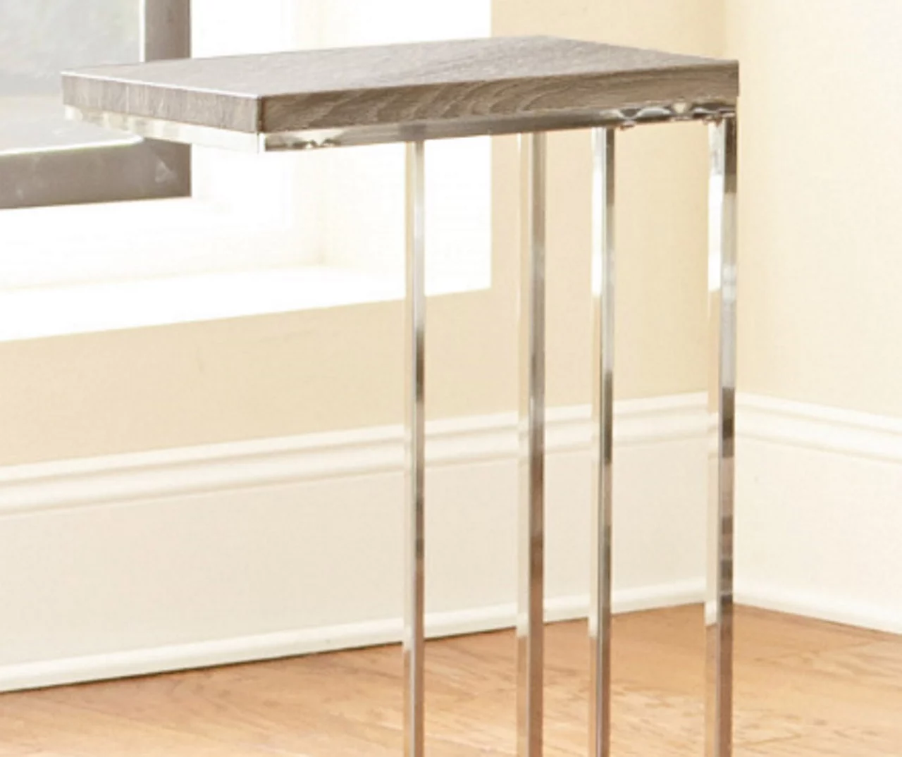 Lucia Gray-Brown Chairside End Table 4 Lucia Gray-Brown Chairside End Table - Image 2