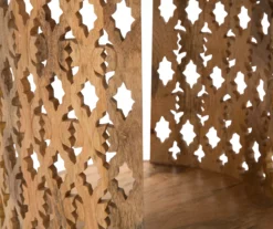 Brinley Starburst Cutout Round End Table 7 Brinley Starburst Cutout Round End Table -Living Room Furniture 810422910 3