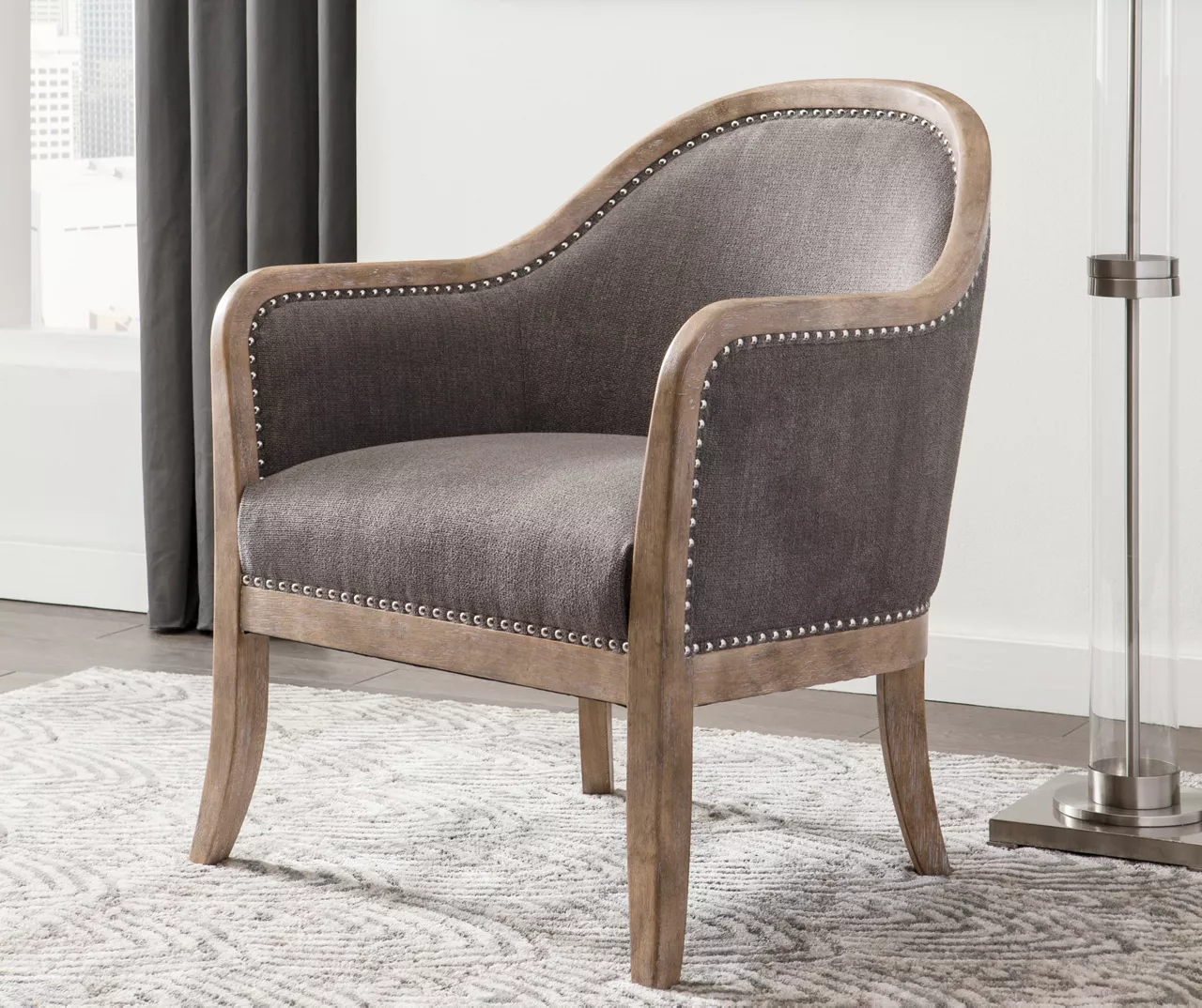Engineer Taupe Accent Chair 7 Engineer Taupe Accent Chair - Image 5