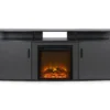 63" Gray Electric Fireplace Console 1 63" Gray Electric Fireplace Console -Living Room Furniture 810434050 6