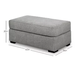 Naples Gray Ottoman 11 Naples Gray Ottoman -Living Room Furniture 810451017 9