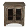Danell Ridge Brown 2-Door End Table 2 Danell Ridge Brown 2-Door End Table -Living Room Furniture 810458197 1