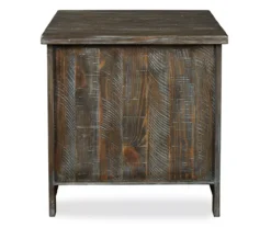 Danell Ridge Brown 2-Door End Table -Living Room Furniture 810458197 5