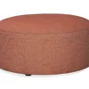 Almanza Henna Red Oversize Accent Ottoman -Living Room Furniture 810458232