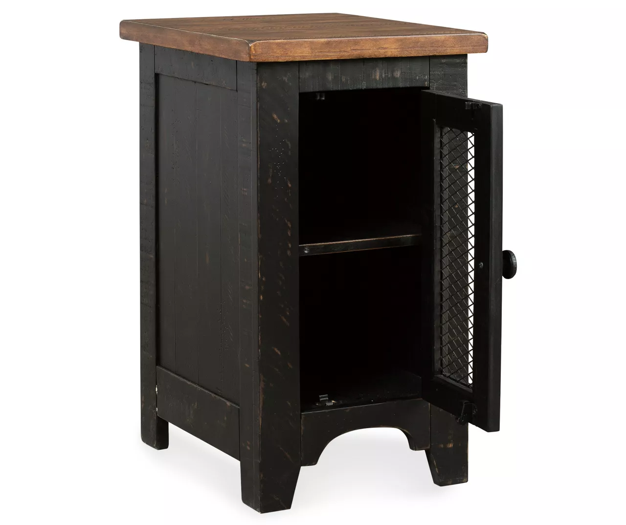 Valebeck Black & Brown Two-Tone Chairside End Table 4 Valebeck Black & Brown Two-Tone Chairside End Table - Image 2