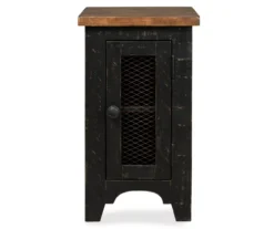 Valebeck Black & Brown Two-Tone Chairside End Table 10 Valebeck Black & Brown Two-Tone Chairside End Table -Living Room Furniture 810458251 3