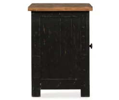 Valebeck Black & Brown Two-Tone Chairside End Table 11 Valebeck Black & Brown Two-Tone Chairside End Table -Living Room Furniture 810458251 4
