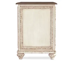 Realyn White & Brown Two-Tone Chairside End Table 12 Realyn White & Brown Two-Tone Chairside End Table -Living Room Furniture 810458285 3