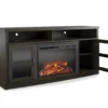 63" Rollins Espresso Electric Fireplace Console 2 63" Rollins Espresso Electric Fireplace Console -Living Room Furniture 810464962 3