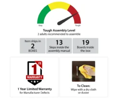 63" Rollins Espresso Electric Fireplace Console 9 63" Rollins Espresso Electric Fireplace Console -Living Room Furniture 810464962 6