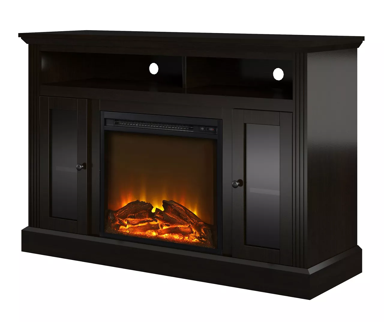 47" Grandcastle Espresso Electric Fireplace Console 3 47" Grandcastle Espresso Electric Fireplace Console