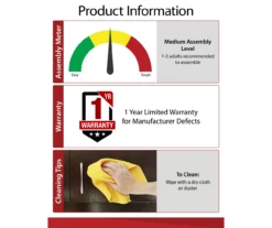 47" Grandcastle Espresso Electric Fireplace Console 13 47" Grandcastle Espresso Electric Fireplace Console -Living Room Furniture 810464966 A0 6