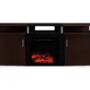 63" Bridgeport Cherry Electric Fireplace Console -Living Room Furniture 810464968 6