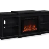 65" Wilton Black Electric Fireplace Console -Living Room Furniture 810464969 3