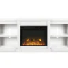 65" Wilton White Electric Fireplace Console 1 65" Wilton White Electric Fireplace Console -Living Room Furniture 810464999 3