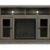 47" Grandcastle Rustic Gray Electric Fireplace Console -Living Room Furniture 810465006 3