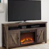 59" Century Lane Rustic Brown Electric Fireplace Console 1 59" Century Lane Rustic Brown Electric Fireplace Console -Living Room Furniture 810465020 1