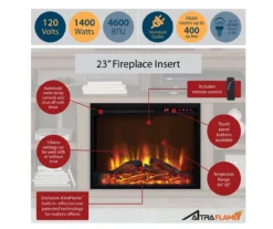 59" Century Lane Rustic Brown Electric Fireplace Console 8 59" Century Lane Rustic Brown Electric Fireplace Console -Living Room Furniture 810465020 4