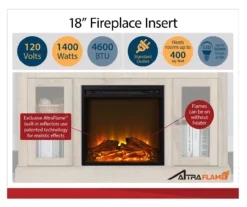 59" Roxbury Black Electric Fireplace Console 8 59" Roxbury Black Electric Fireplace Console -Living Room Furniture 810465038 4