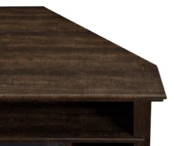 47" Flaxton Espresso Corner Electric Fireplace Console -Living Room Furniture 810465039 5