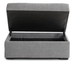 Parkdale Silver Storage Ottoman -Living Room Furniture 810465150 1