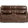 Wellsley Leather Power Reclining Console Loveseat -Living Room Furniture 810469259 3