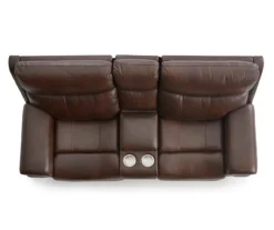 Wellsley Leather Power Reclining Console Loveseat 33 Wellsley Leather Power Reclining Console Loveseat -Living Room Furniture 810469259 7