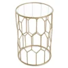 Gold Harper Side Table 1 Gold Harper Side Table -Living Room Furniture 810513567 6