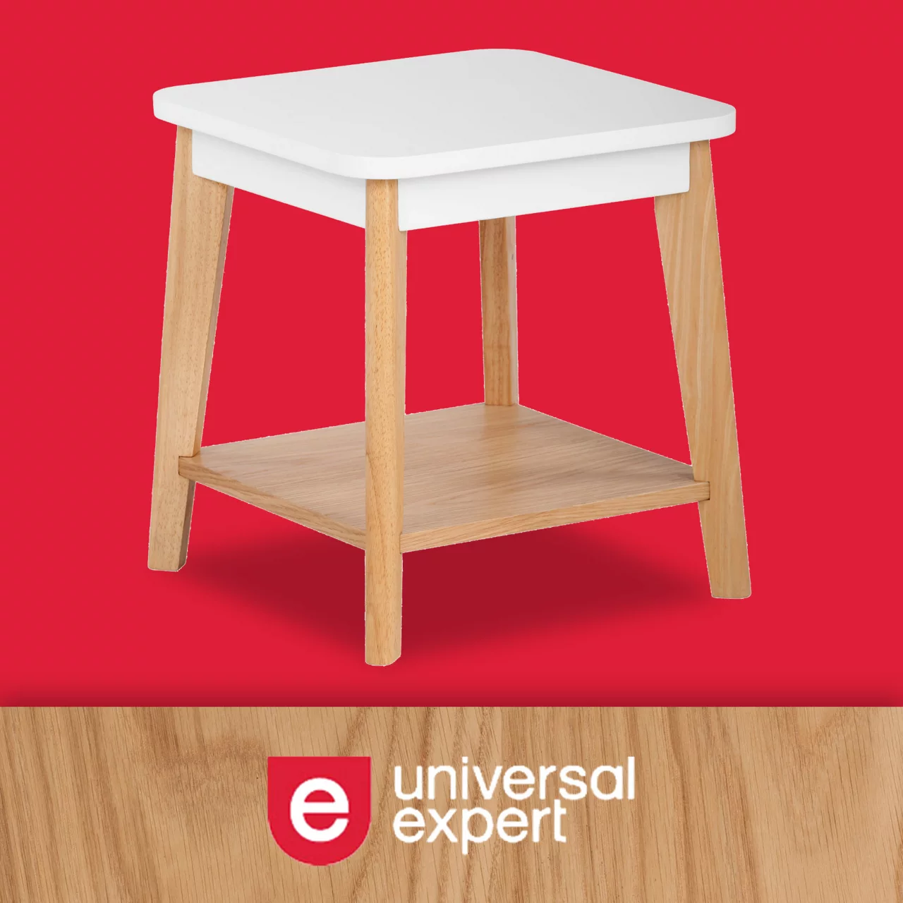 White Square Side Table 7 White Square Side Table - Image 5