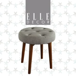 Penelope Tufted Stool -Living Room Furniture 810513571