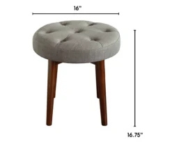 Penelope Tufted Stool -Living Room Furniture 810513571 3