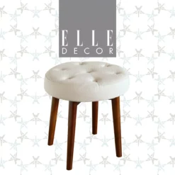 Penelope Tufted Stool -Living Room Furniture 810513572