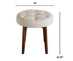 Penelope Tufted Stool -Living Room Furniture 810513572 3