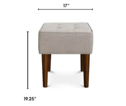 Aria Tufted Stool 36 Aria Tufted Stool -Living Room Furniture 810513576 3