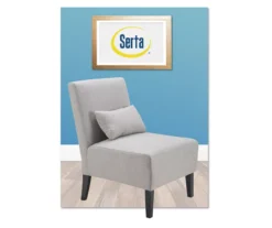 Serta Palisades Slipper Chair With Pillow -Living Room Furniture 810513584